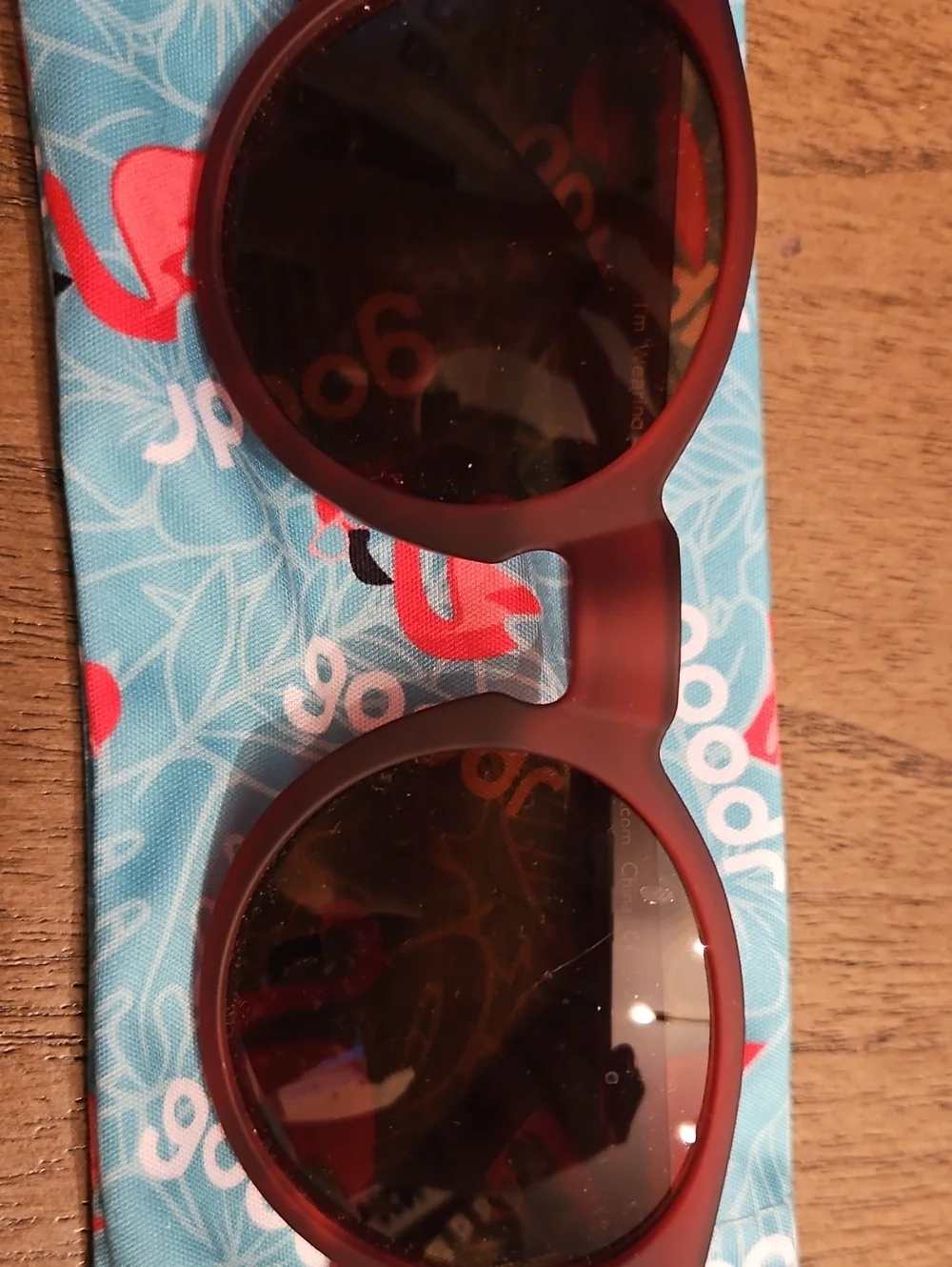 Women's Burgundy Sunglasses